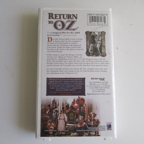 VHS Tape - Return To Oz - Picture 2 of 8